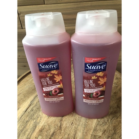 Suave Fallin' For You Body Wash Apple & Pomegranate, 2 PACK, 28 oz ea, Falling - Picture 2 of 5
